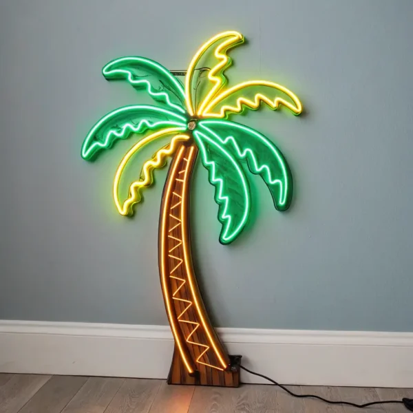 Neon Wall Art – Palm Tree