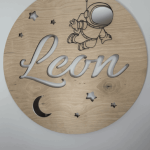 🌙✨ Personalizowana Drewniana Lampka Nocna LED ✨🌙